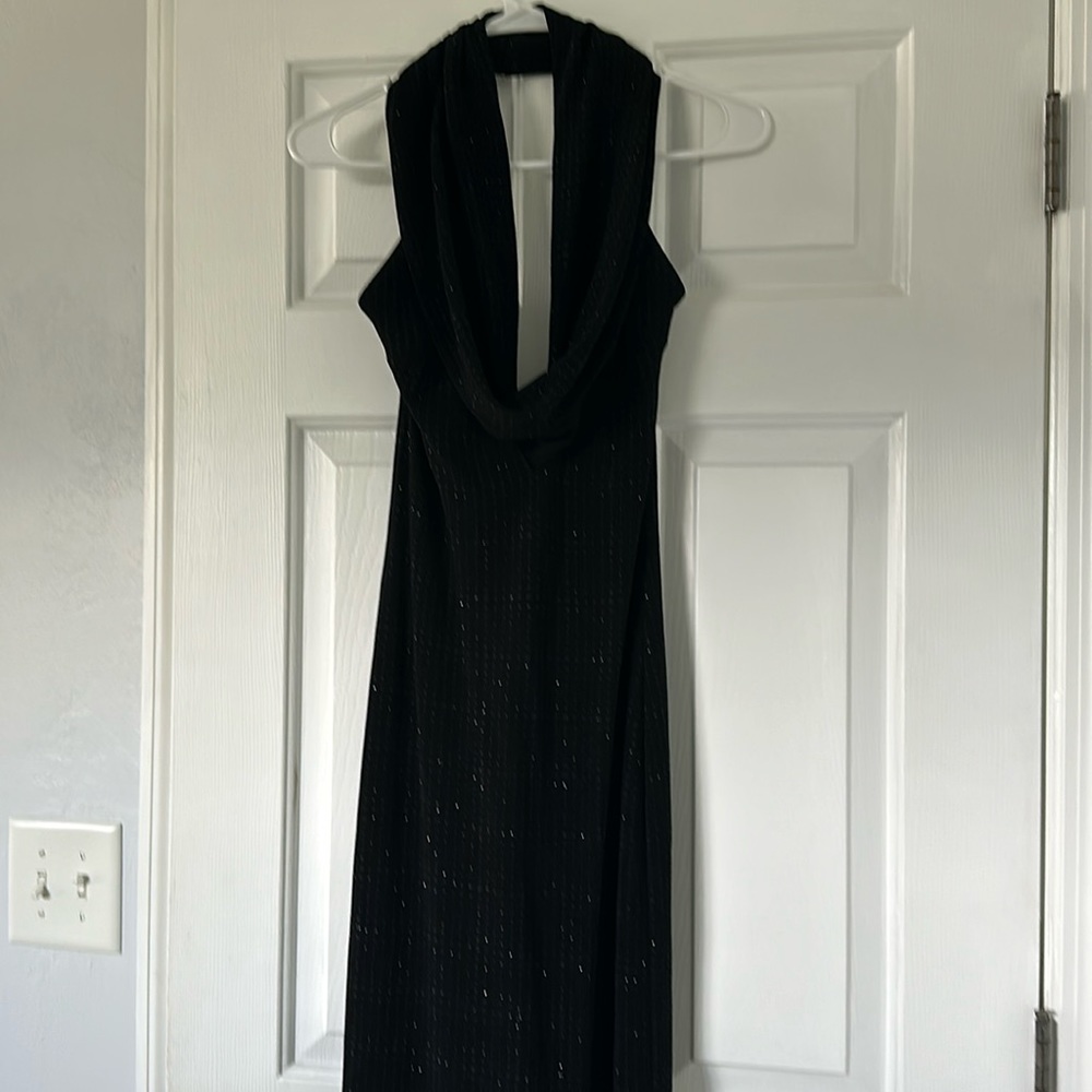 Sexy Jessica McClintock dress.